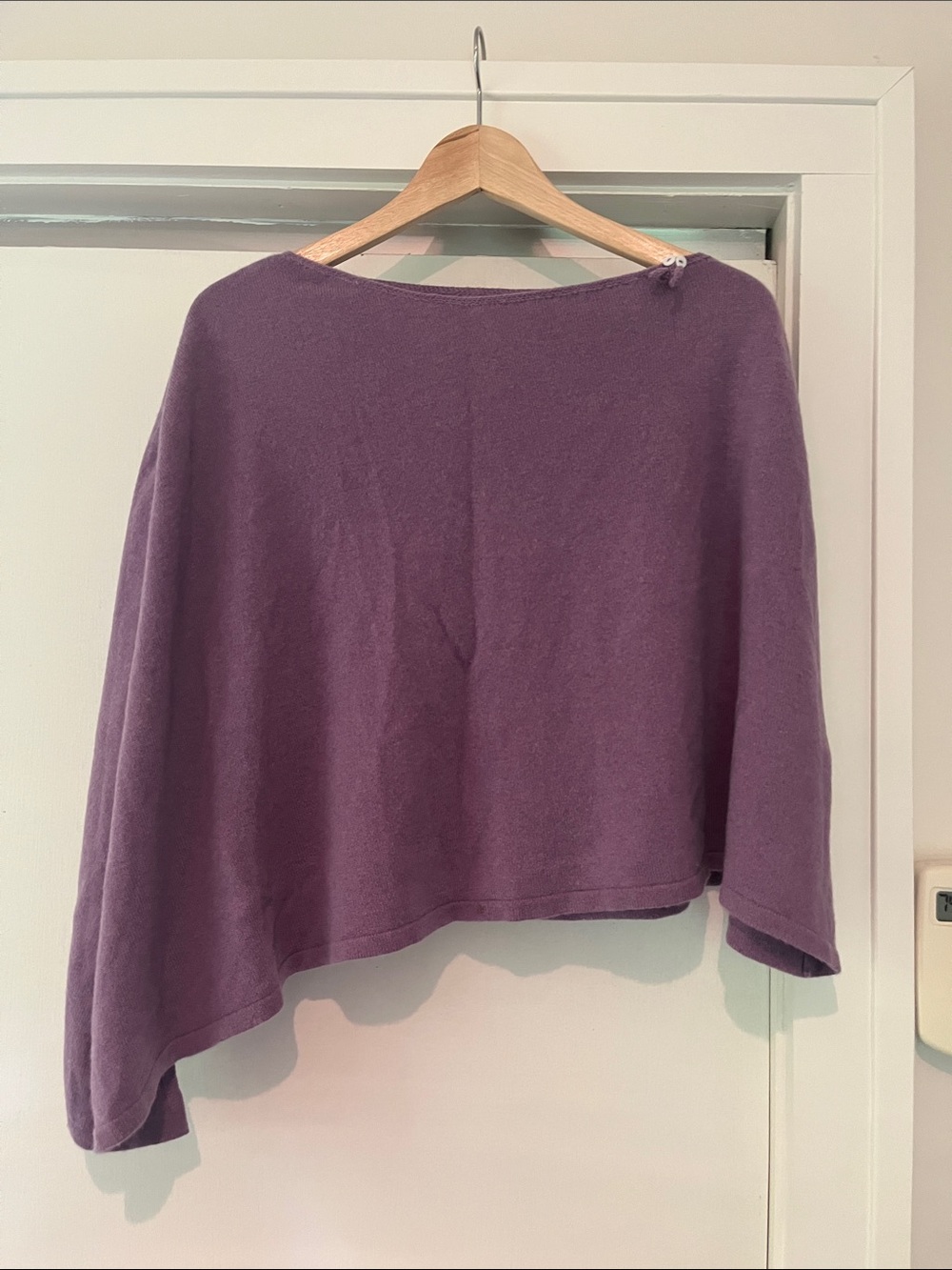 Max Studio short poncho